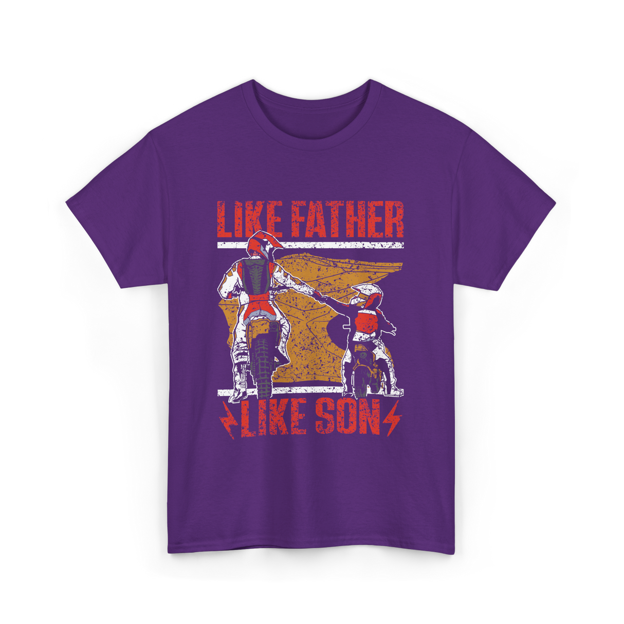 Like Father Like Son Rider T-Shirt - Purple