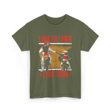 Like Father Like Son Rider T-Shirt - Military Green