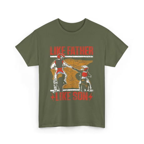 Like Father Like Son Rider T-Shirt - Military Green