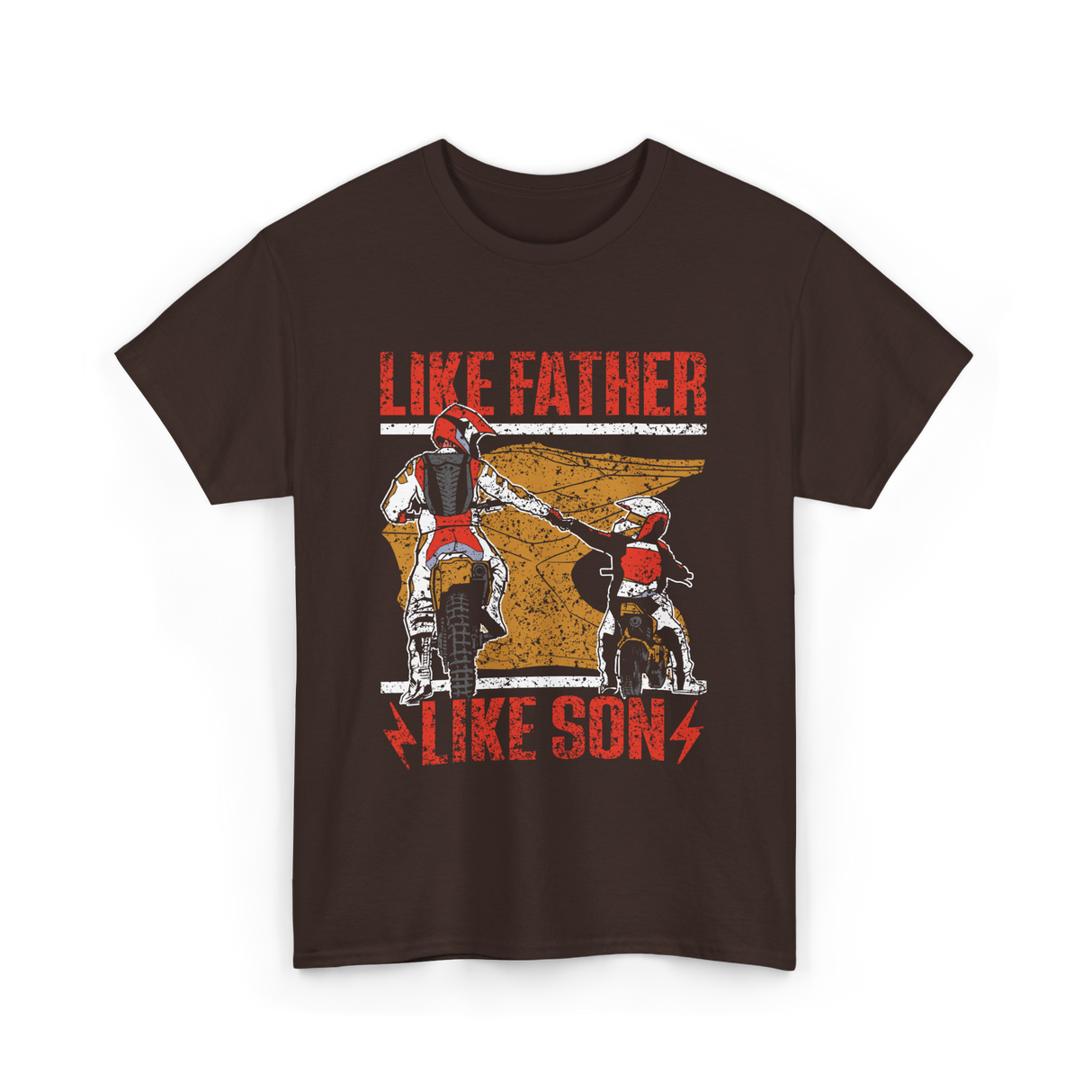 Like Father Like Son Rider T-Shirt - Dark Chocolate