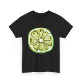 Lime Costume Lime Slice T-Shirt - Black