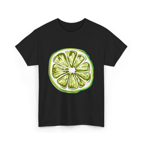 Lime Costume Lime Slice T-Shirt - Black