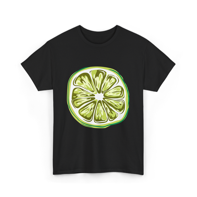 Lime Costume Lime Slice T-Shirt - Black