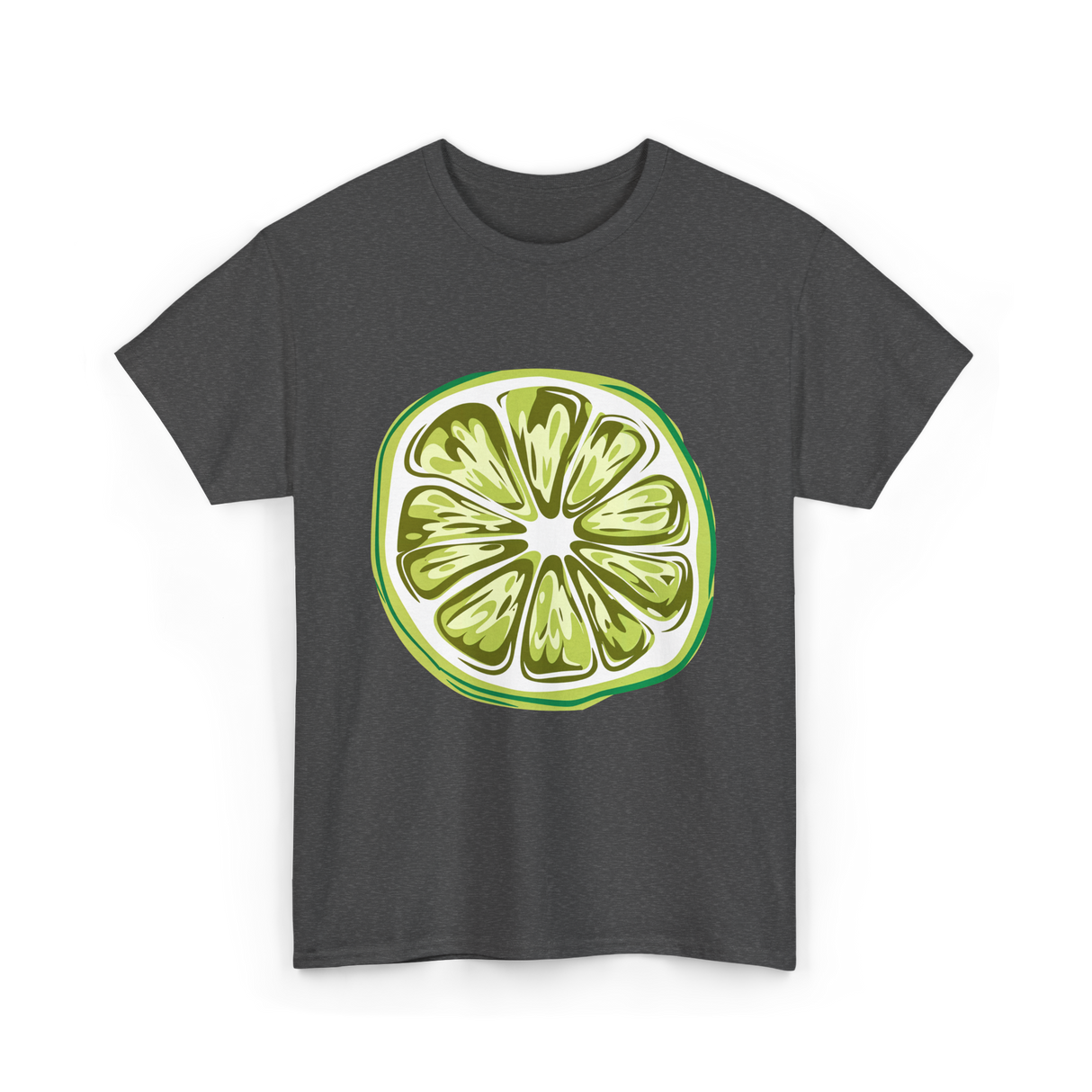 Lime Costume Lime Slice T-Shirt - Dark Heather