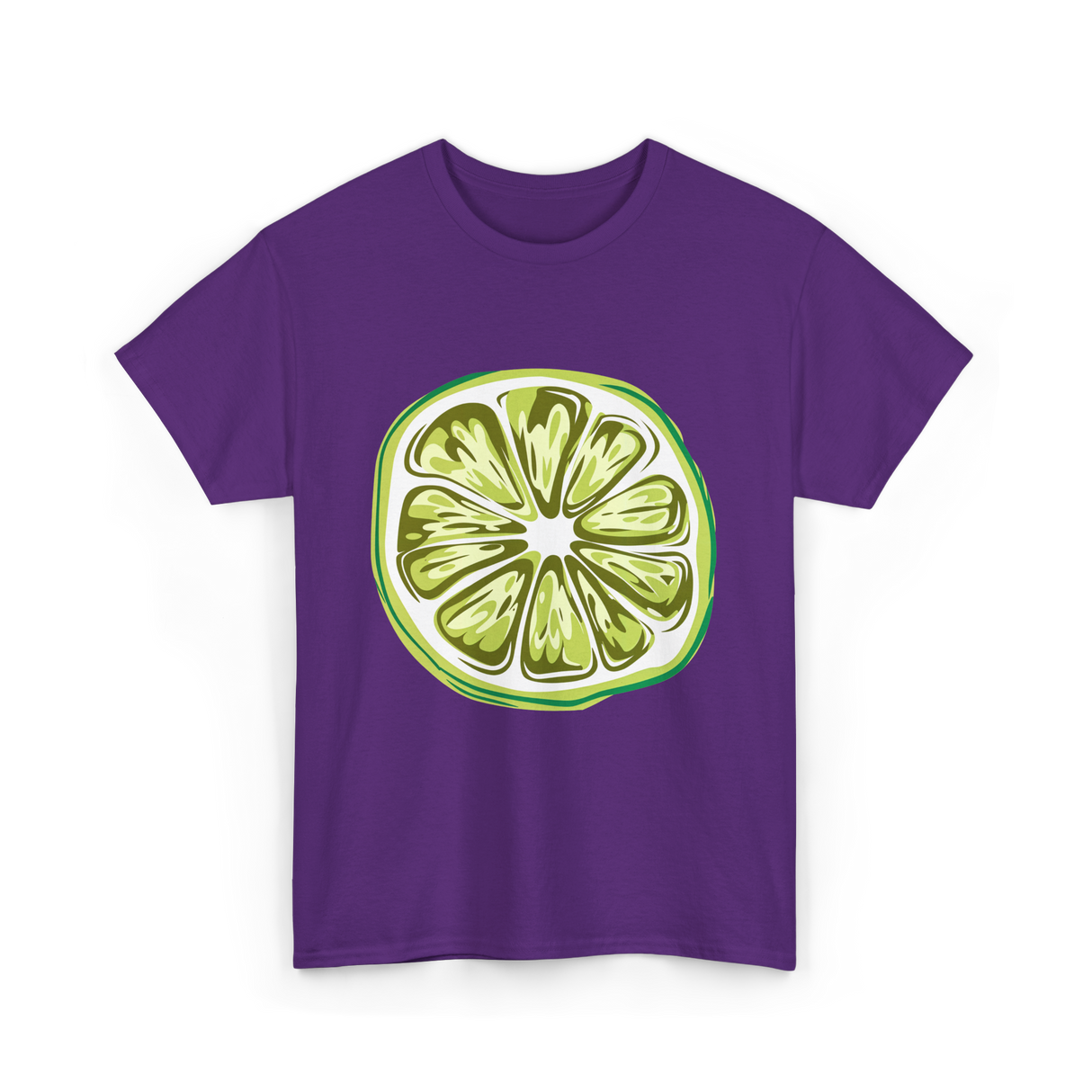 Lime Costume Lime Slice T-Shirt - Purple