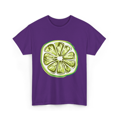 Lime Costume Lime Slice T-Shirt - Purple