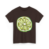 Lime Costume Lime Slice T-Shirt - Dark Chocolate