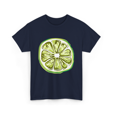 Lime Costume Lime Slice T-Shirt - Navy