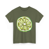 Lime Costume Lime Slice T-Shirt - Military Green