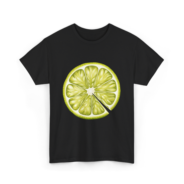 Lime Slice Fruit Costume T-Shirt - Black