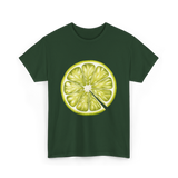 Lime Slice Fruit Costume T-Shirt - Forest Green