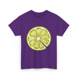 Lime Slice Fruit Costume T-Shirt - Purple