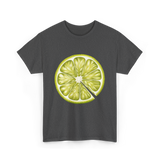 Lime Slice Fruit Costume T-Shirt - Dark Heather