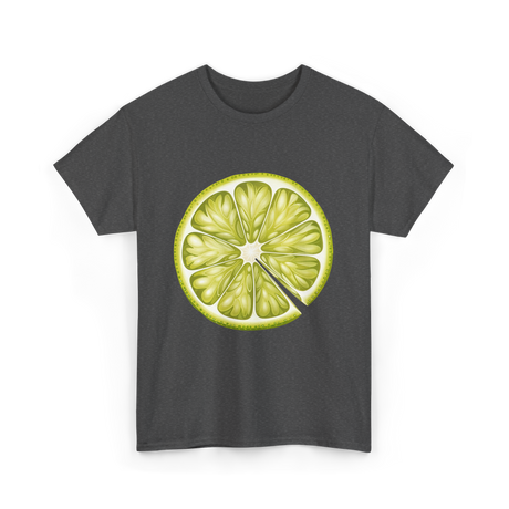 Lime Slice Fruit Costume T-Shirt - Dark Heather