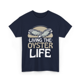 Living The Oyster Life Oyster T-Shirt - Navy