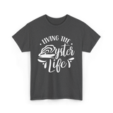 Living The Oyster Life Oyster T-Shirt - Dark Heather