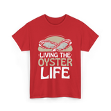 Living The Oyster Life Oyster T-Shirt - Red