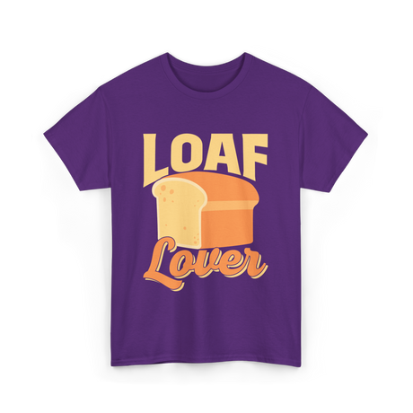 Loaf Lover Bread Baker T-Shirt - Purple