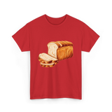 Loaf of Sliced Bread T-Shirt - Red