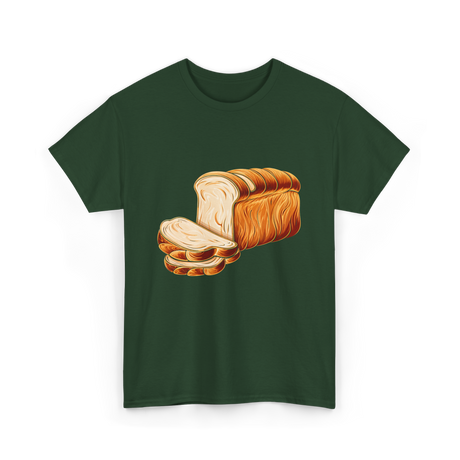 Loaf of Sliced Bread T-Shirt - Forest Green