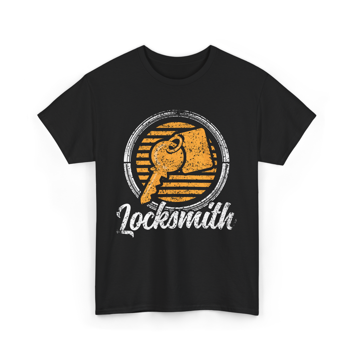 Locksmith Key Locksmithing Trade T-Shirt - Black