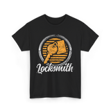 Locksmith Key Locksmithing Trade T-Shirt - Black