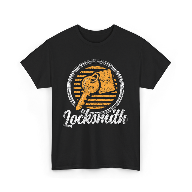 Locksmith Key Locksmithing Trade T-Shirt - Black