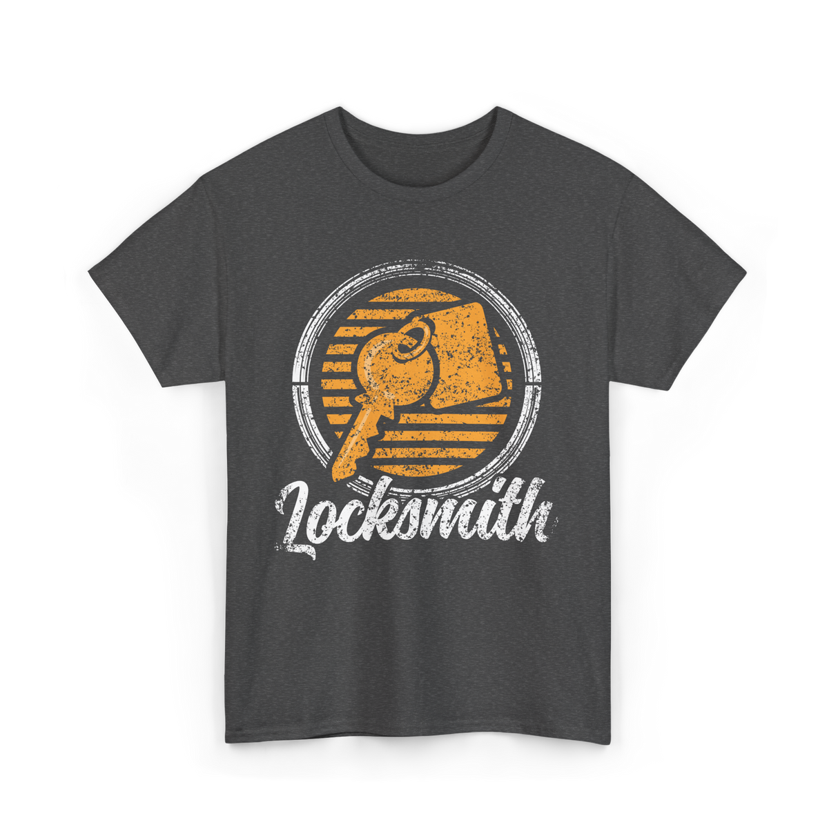 Locksmith Key Locksmithing Trade T-Shirt - Dark Heather