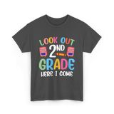 Look Out 2Nd Grade School T-Shirt - Dark Heather