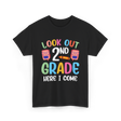 Look Out 2Nd Grade School T-Shirt - Black