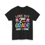 Look Out 2Nd Grade School T-Shirt - Black