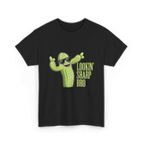 Lookin Sharp Bro Cactus T-Shirt - Black