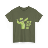 Lookin Sharp Bro Cactus T-Shirt - Military Green