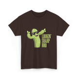 Lookin Sharp Bro Cactus T-Shirt - Dark Chocolate