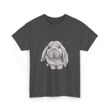 Lop Eared Bunny Rabbit T-Shirt - Dark Heather