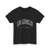 Los Angeles California City Life T-Shirt - Black