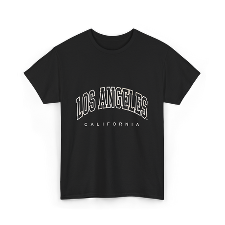 Los Angeles California City Life T-Shirt - Black