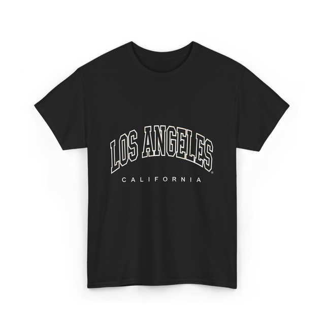 Los Angeles California City Life T-Shirt - Black