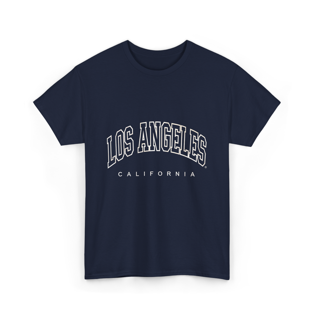 Los Angeles California City Life T-Shirt - Navy