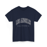 Los Angeles California City Life T-Shirt - Navy