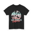 Los Angeles California Travel California T-Shirt - Black