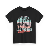 Los Angeles California Travel California T-Shirt - Black