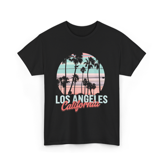 Los Angeles California Travel California T-Shirt - Black