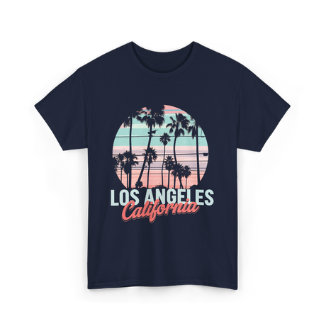 Los Angeles California Travel California T-Shirt - Navy