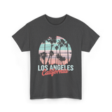 Los Angeles California Travel California T-Shirt - Dark Heather