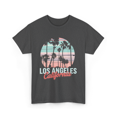 Los Angeles California Travel California T-Shirt - Dark Heather