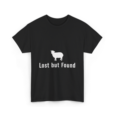 Lost but Found Christian Faith T-Shirt - Black