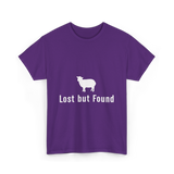 Lost but Found Christian Faith T-Shirt - Purple