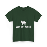 Lost but Found Christian Faith T-Shirt - Forest Green