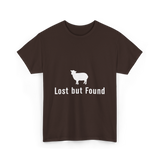 Lost but Found Christian Faith T-Shirt - Dark Chocolate